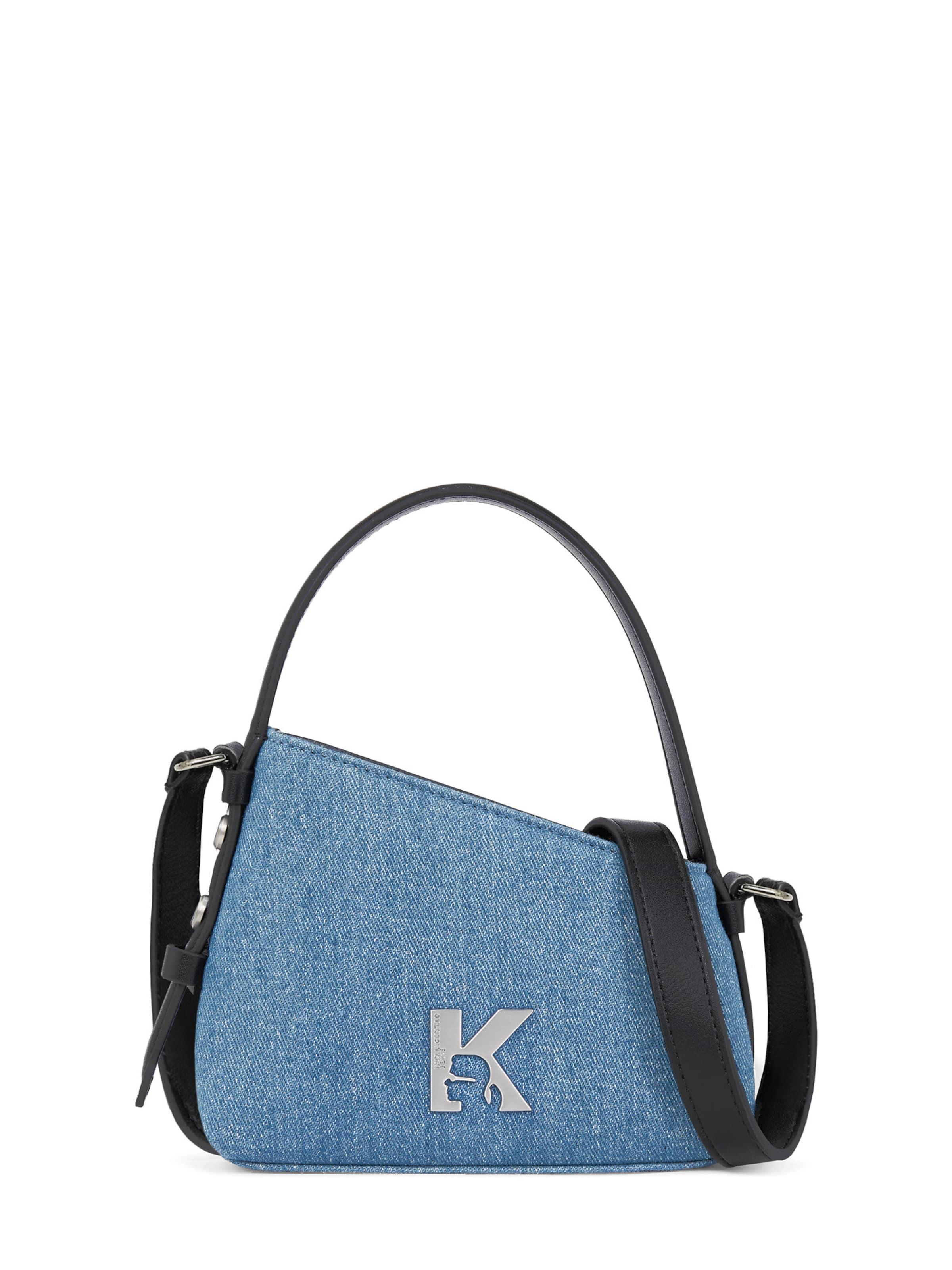 KARL LAGERFELD JEANS Schultertasche in Blau: Vorderseite