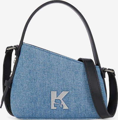 Geantă de umăr KARL LAGERFELD JEANS pe albastru denim, Vizualizare produs