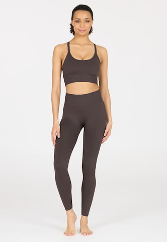 Athlecia Slim fit Leggings in Brown