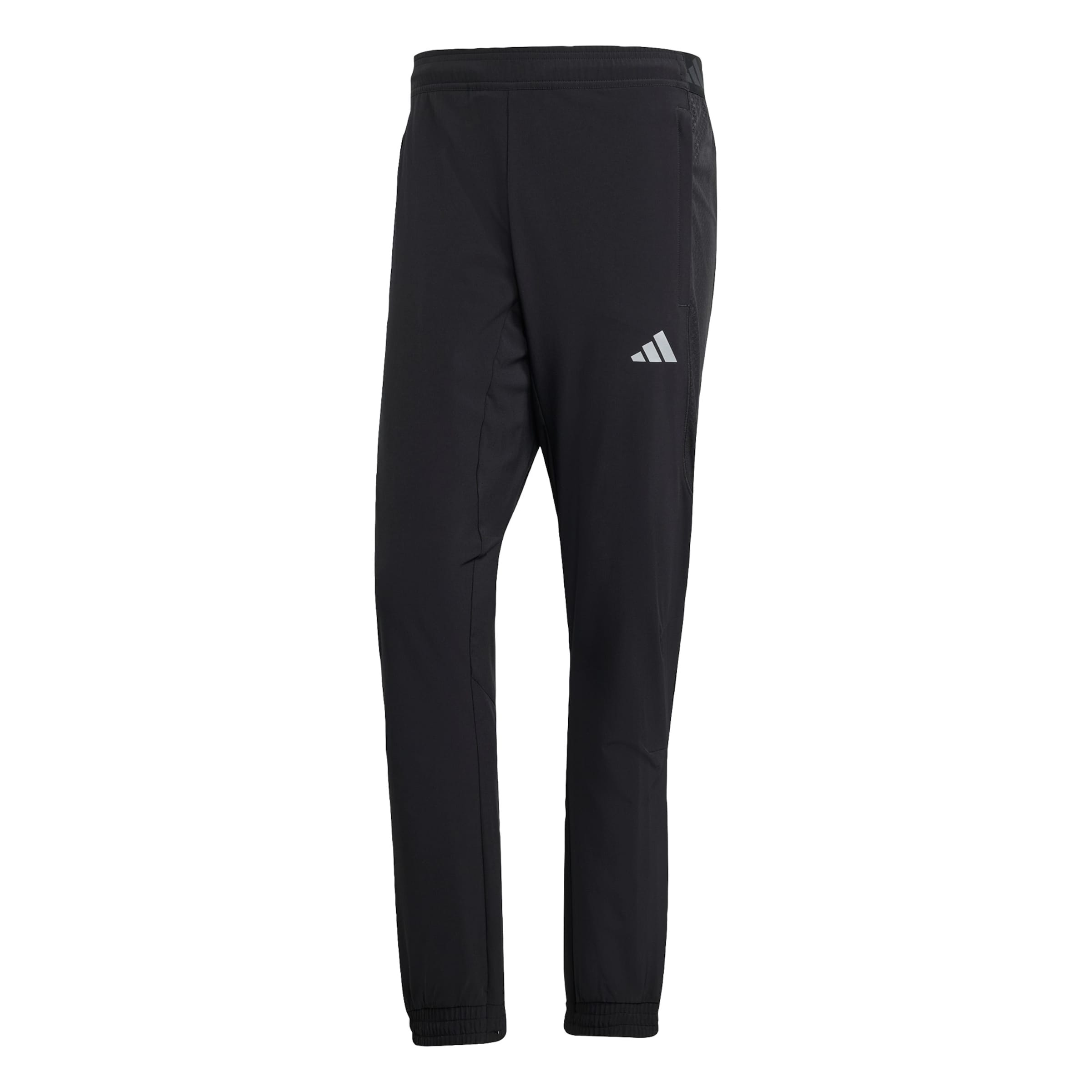 ADIDAS PERFORMANCE Дънки Tapered Leg Спортен панталон 'Tech Apparel' в черно: отпред