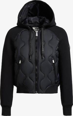 Giacca di mezza stagione 'Malaya' di khujo in nero: frontale