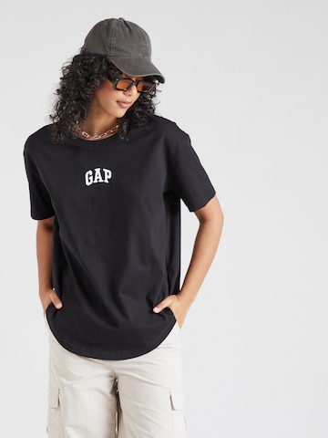GAP Μπλουζάκι σε μαύρο: μπροστά