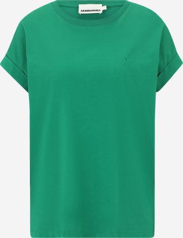 T-shirt 'IDAA' ARMEDANGELS en vert : devant