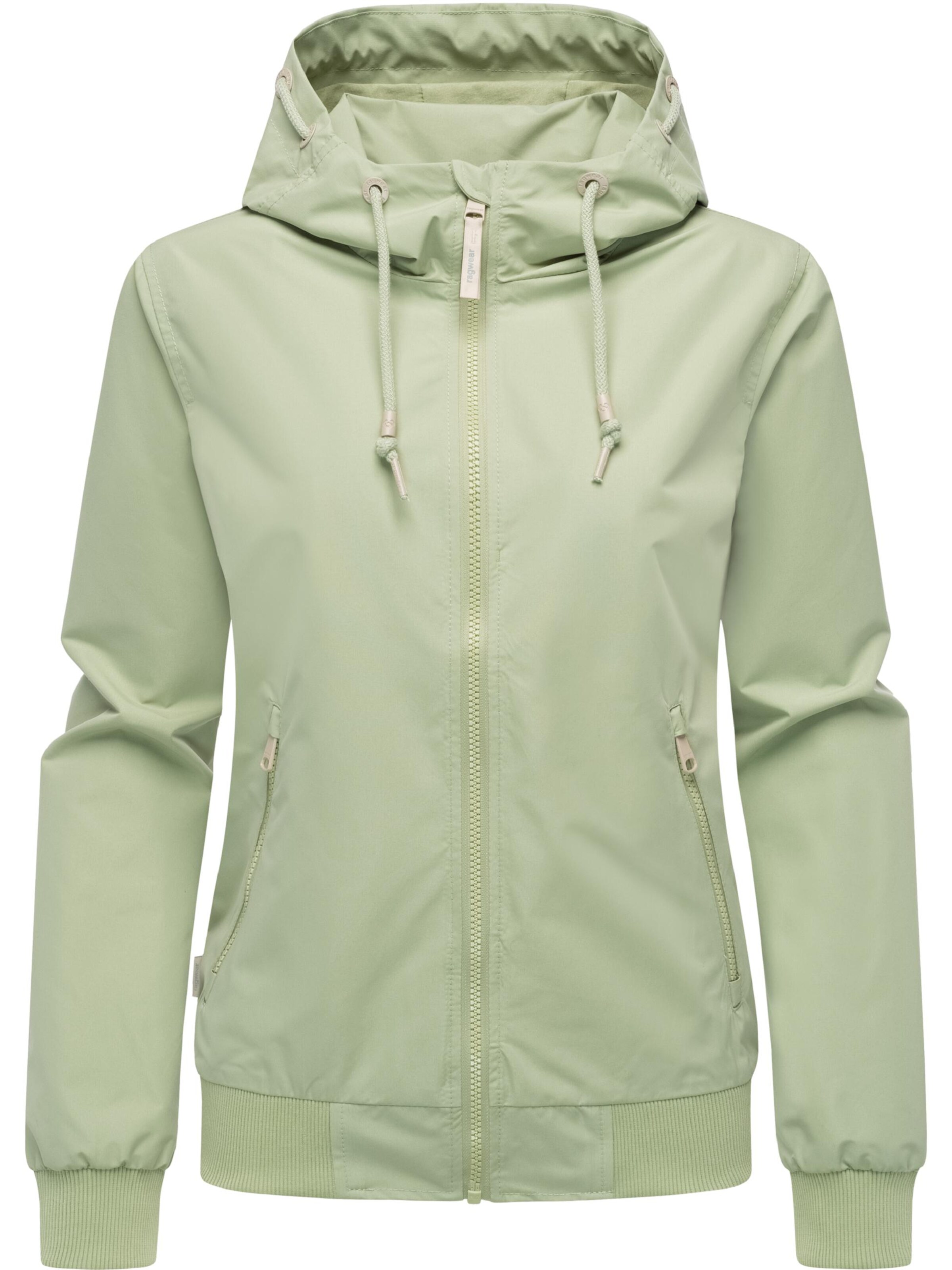 Ragwear Performance Jacket 'Oggie' in Green: front