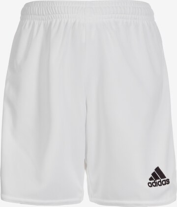 ADIDAS SPORTSWEAR Workout Pants 'Parma 16' in White: front