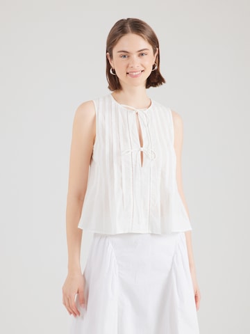 BOSS Blouse 'C_Ilenna' in White: front