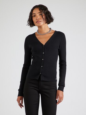 Calvin Klein Jeans Strickjacke in Schwarz: Vorderseite