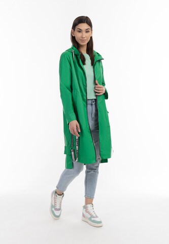 MYMO Between-Seasons Coat in Green