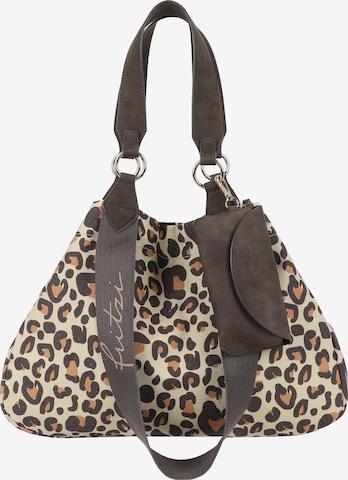 Fritzi aus Preußen Shopper 'Izzy Medium Limited Leo Camel' in Beige: Vorderseite
