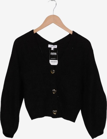 EDITED Strickjacke M in Schwarz: Vorderseite