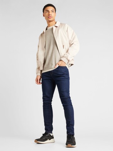 Pull-over 'LUCAS' JACK & JONES en beige