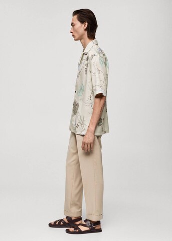 MANGO MAN Regular fit Overhemd 'Bari' in Grijs