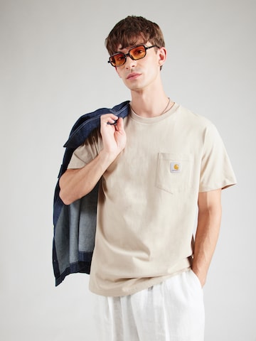 Carhartt WIP Футболка в Бежевый: спереди
