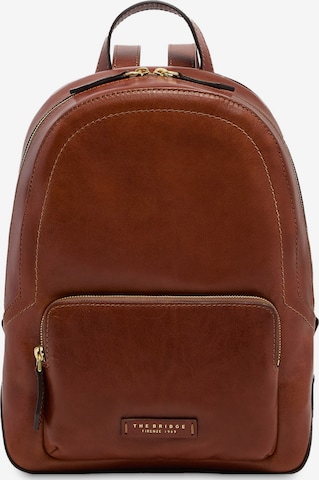 The Bridge Backpack in Brown: front