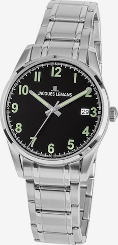 Jacques Lemans Analog Watch in Silver: front