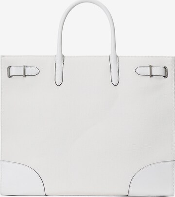 Lauren Ralph Lauren Shopper táska 'Devyn' - fehér