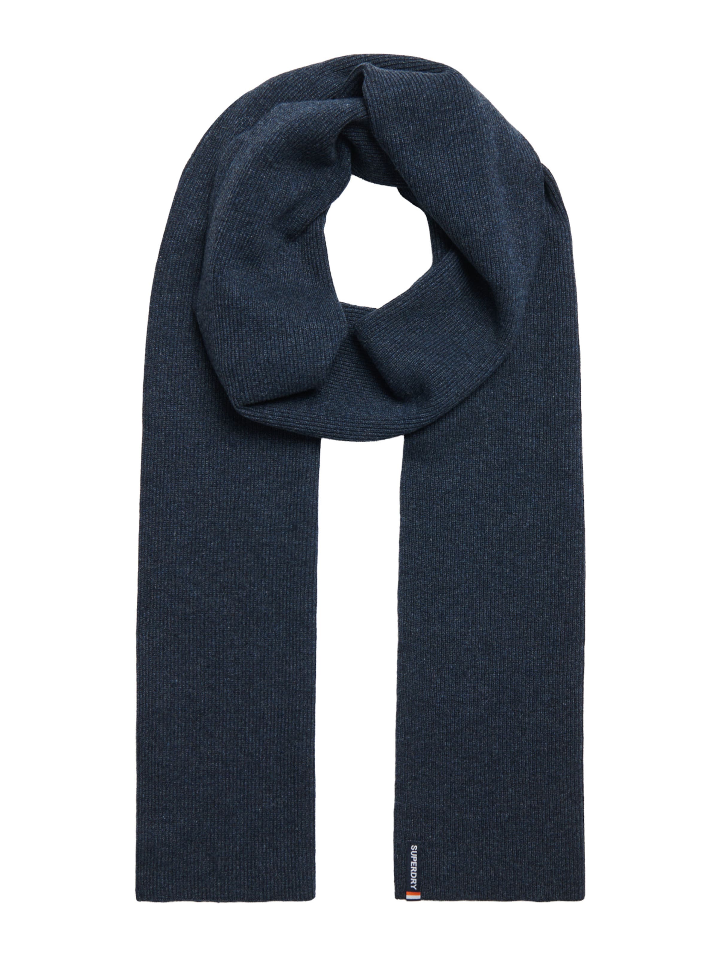 Écharpe 'Essential' Superdry en bleu : devant