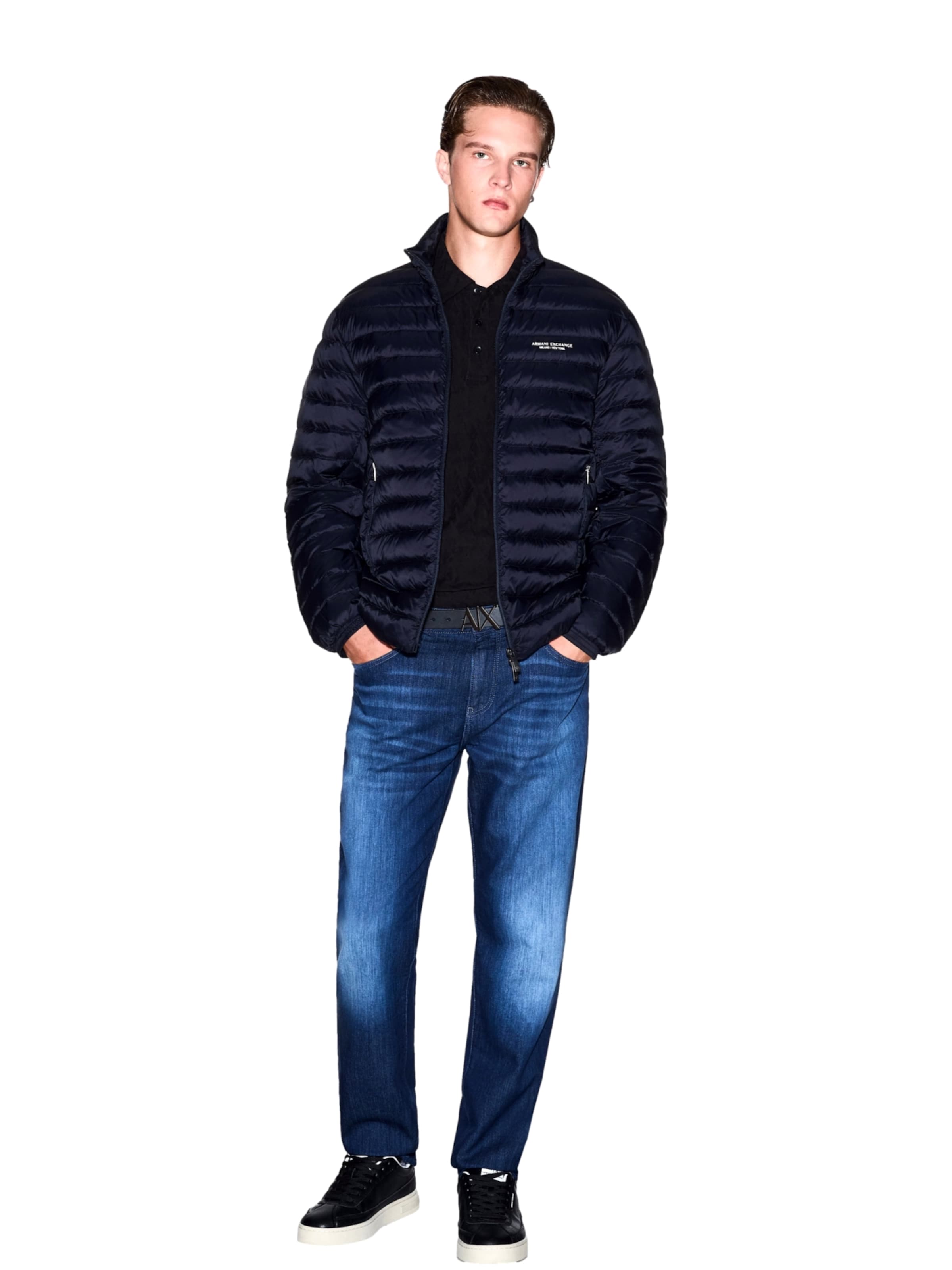 ARMANI EXCHANGE Shirt in Black