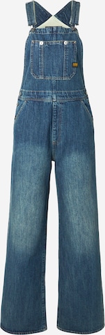 Loosefit Salopette en jean G-STAR en bleu : devant