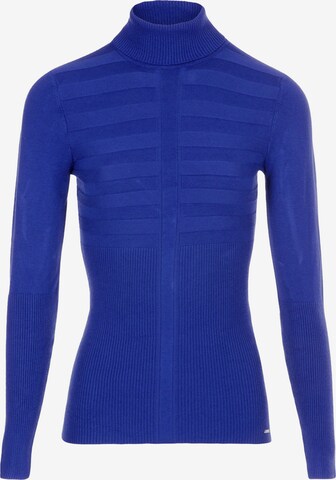 Morgan Sweater '132-Mentos' in Blue: front