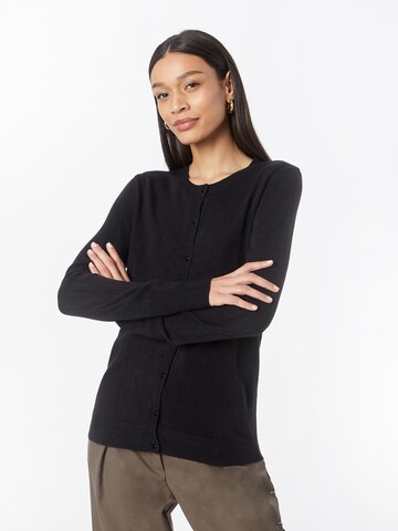 OVS Knit Cardigan in Black: front