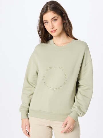 Sweat-shirt 'Nancy' ABOUT YOU en vert : devant