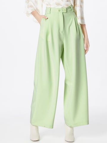 Stella Nova Kalhoty – zelená: přední strana