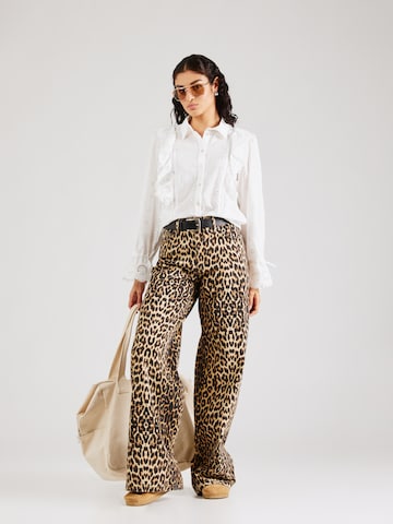 VILA ROUGE EDIT - Blusa 'VIHOLLA ROU' en blanco