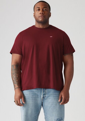 Levi's® Big & Tall Shirt 'Original Housemark' in Red: front