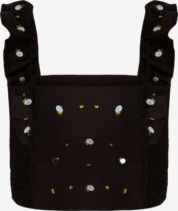 No Matter What Top in Black: front