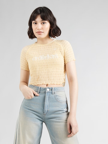 ADIDAS ORIGINALS Shirt in Geel: voorkant