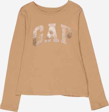 T-Shirt GAP en beige : devant