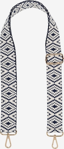 styleBREAKER Taschenzubehör 'Wechsel Taschengurt Azteken Muster' in Blau: Vorderseite