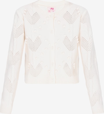 MYMO Вязаная кофта в Белый: спереди