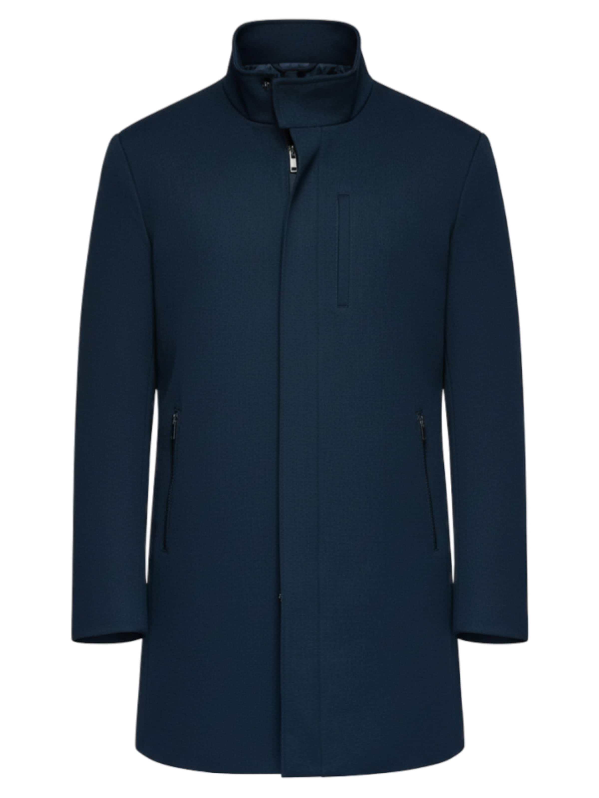 Ombre Mantel in Blau: Vorderseite