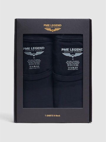 PME Legend Undertröja '2-pack basic T-shirts with crew neck' i blå