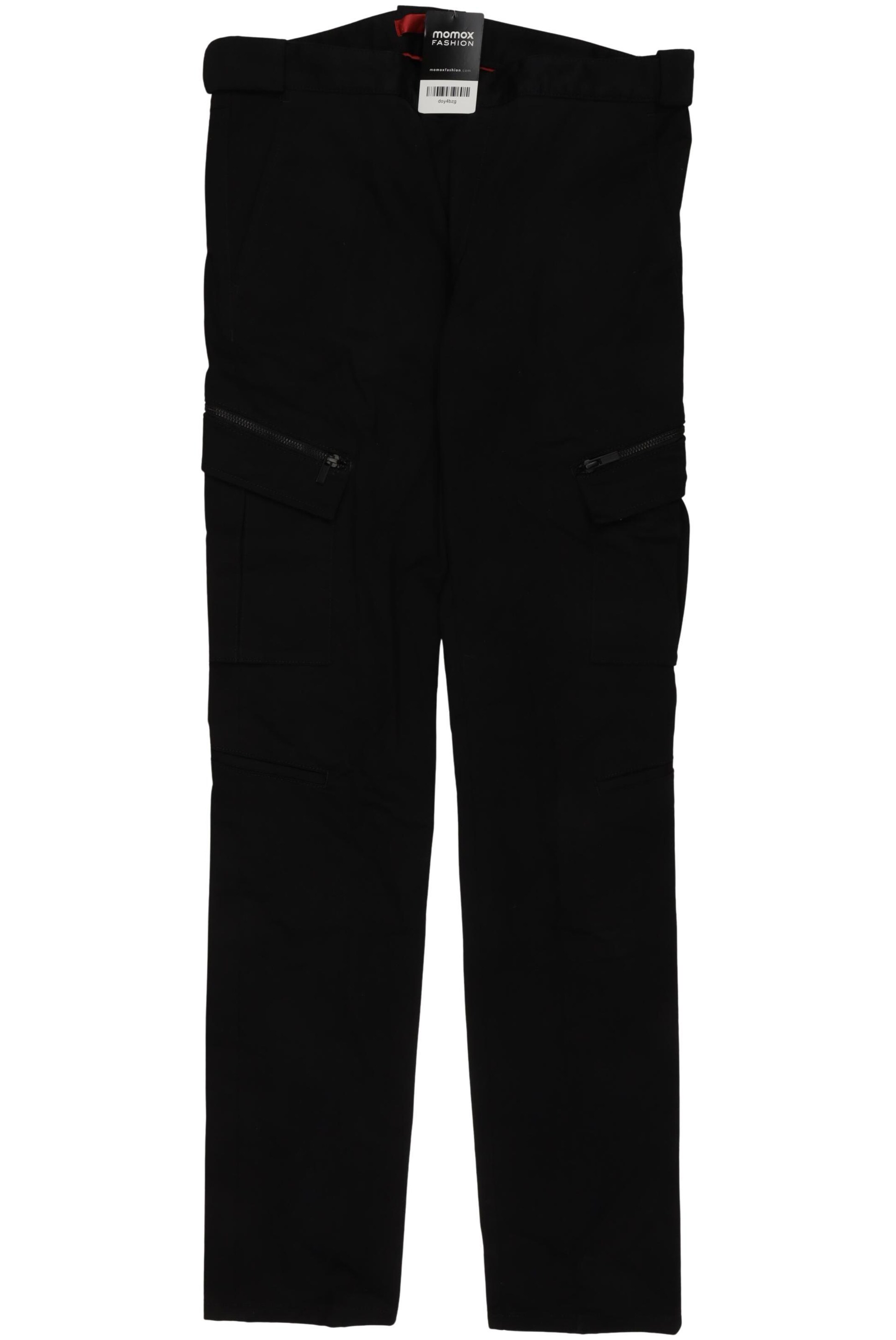 HUGO Stoffhose 32 in Schwarz: Vorderseite