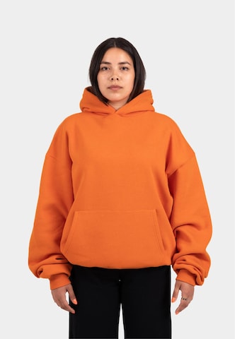 Sweat-shirt Prohibited en orange