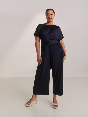 Guido Maria Kretschmer Curvy Jumpsuit 'Claude' in Blue