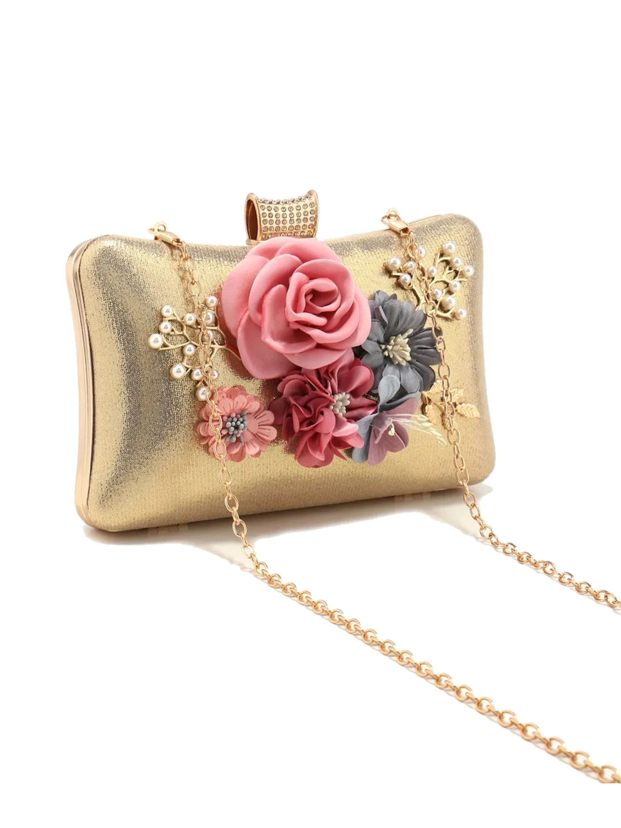 Tomshop24-7 Clutch 'Floris II'‌‌‌‌‌‌‌ in Gold