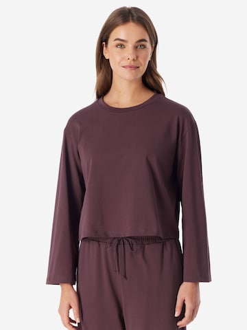 Chemise de nuit ' Mix Relax ' SCHIESSER en violet : devant