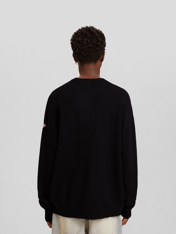 Bershka Pullover in Schwarz