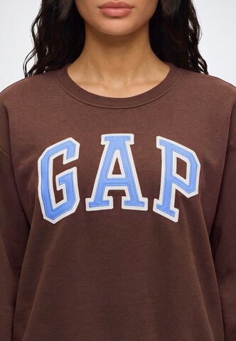 GAP Sweatshirt 'HERITAGE' in Brown