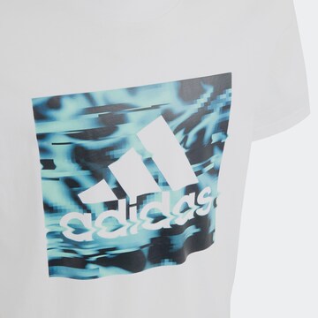 T-Shirt fonctionnel 'Gaming Graphic' ADIDAS SPORTSWEAR en blanc