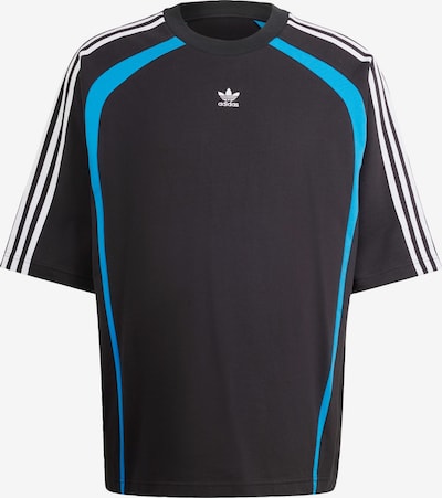 ADIDAS ORIGINALS T-Shirt en bleu / noir / blanc, Vue avec produit