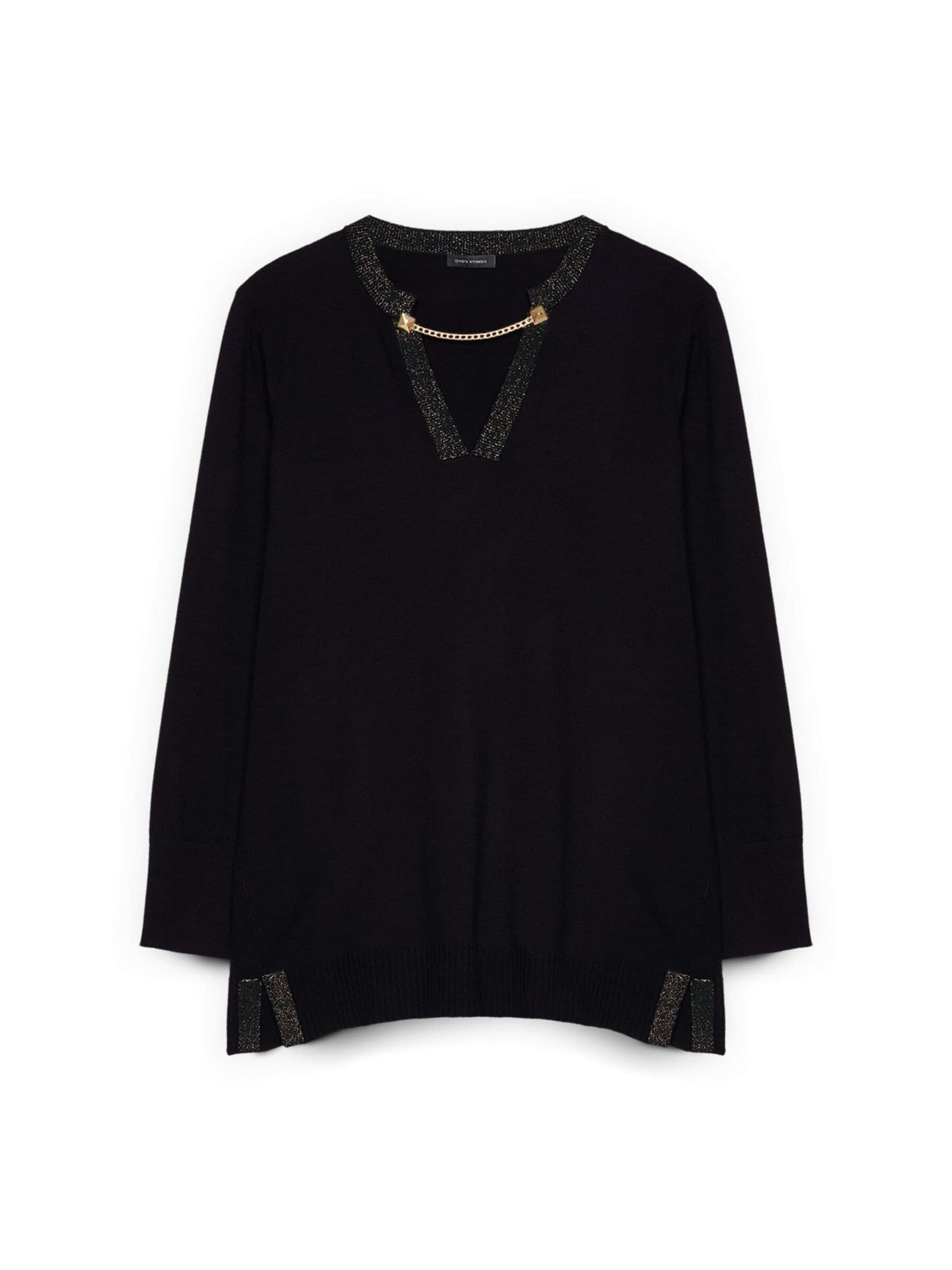 Fiorella Rubino - Jersey en negro: frente