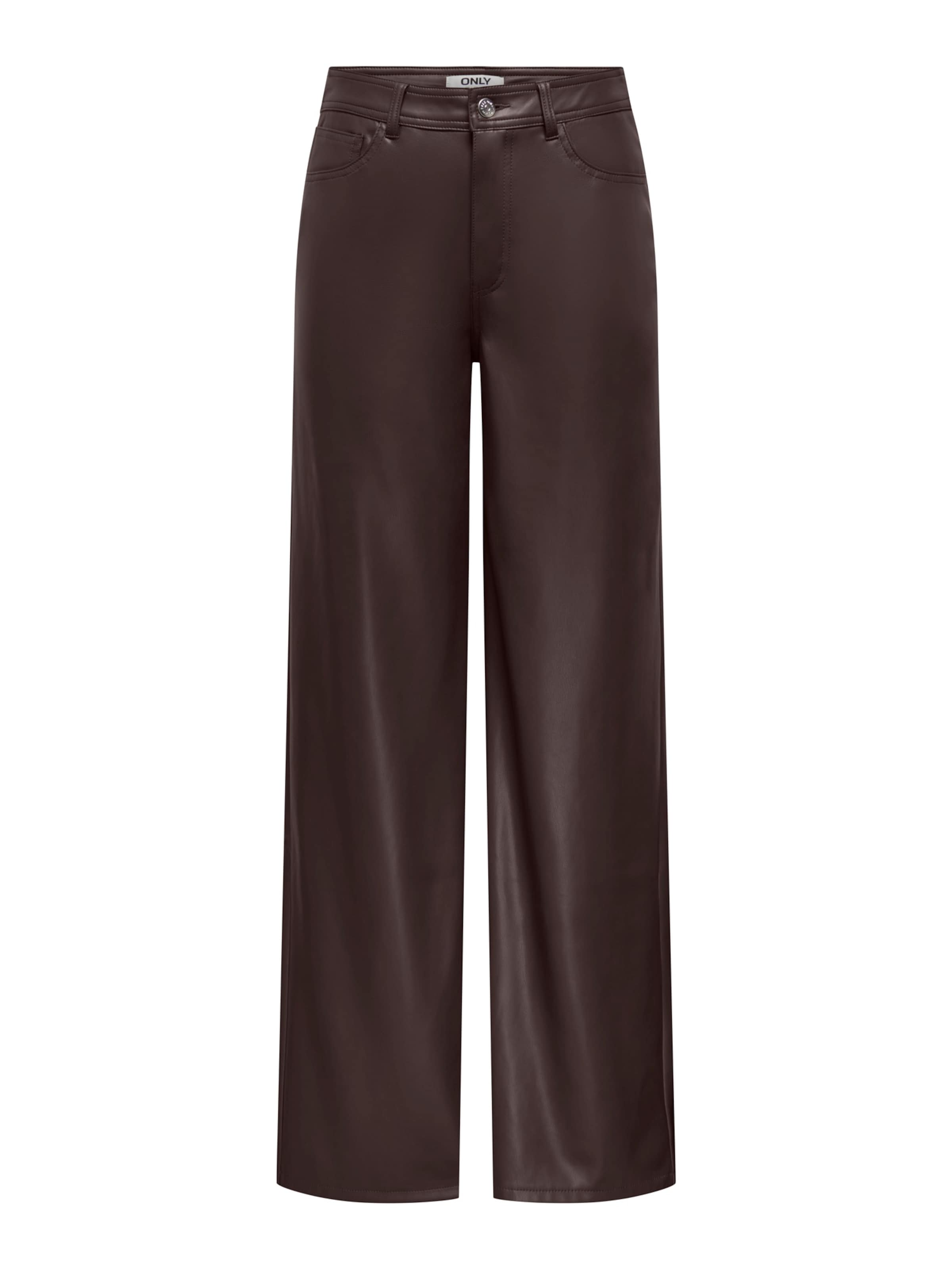 ONLY Pantalon 'ONLSMOOTH' en 34/32 en brun foncé, Vue avec produit