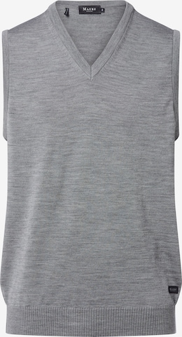 MAERZ Muenchen Sweater Vest in Grey: front
