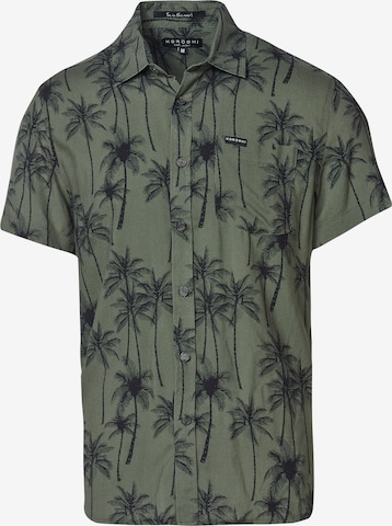 KOROSHI Regularny krój Koszula w kolorze zielony: przód