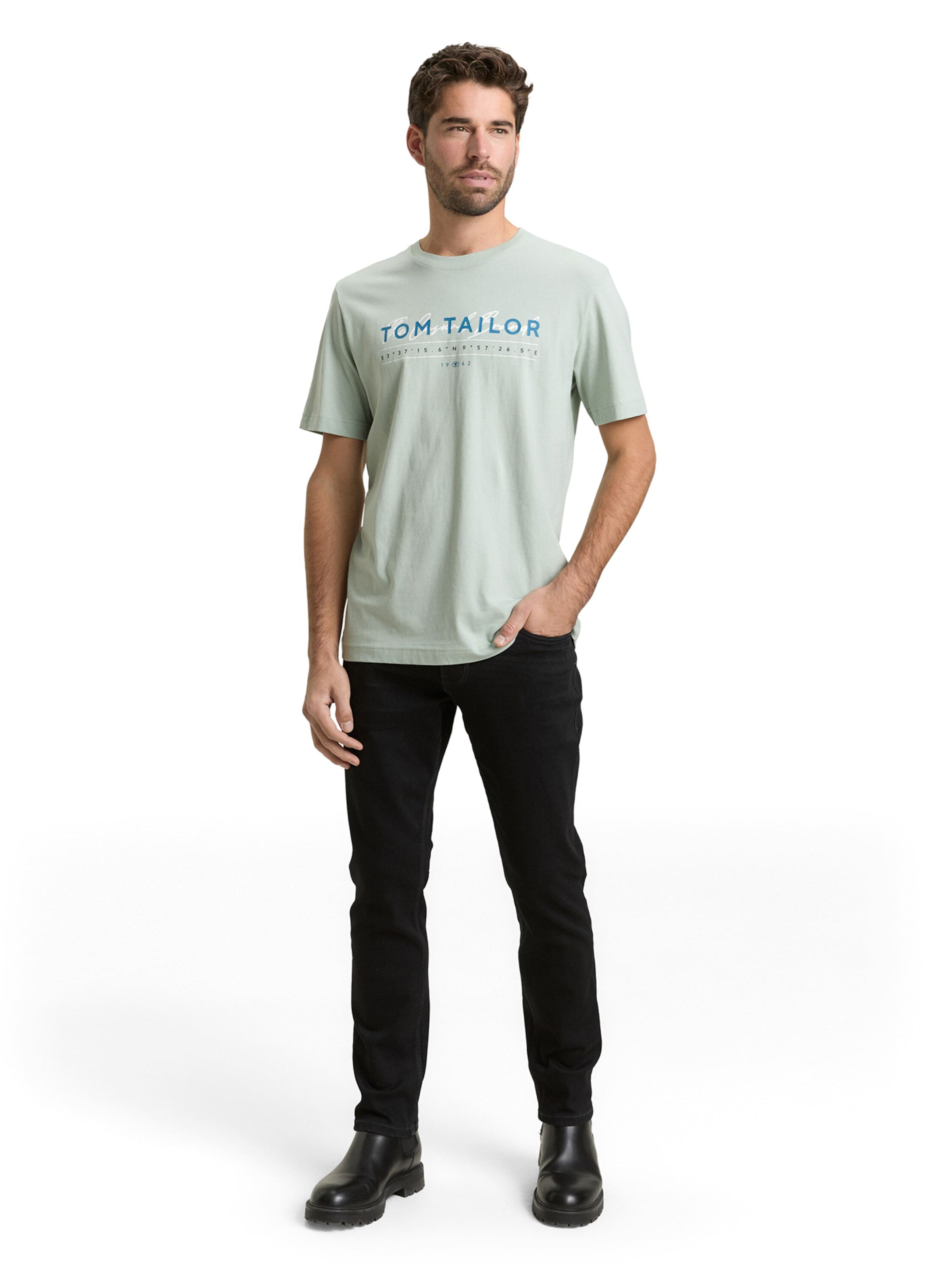TOM TAILOR - Camiseta en verde